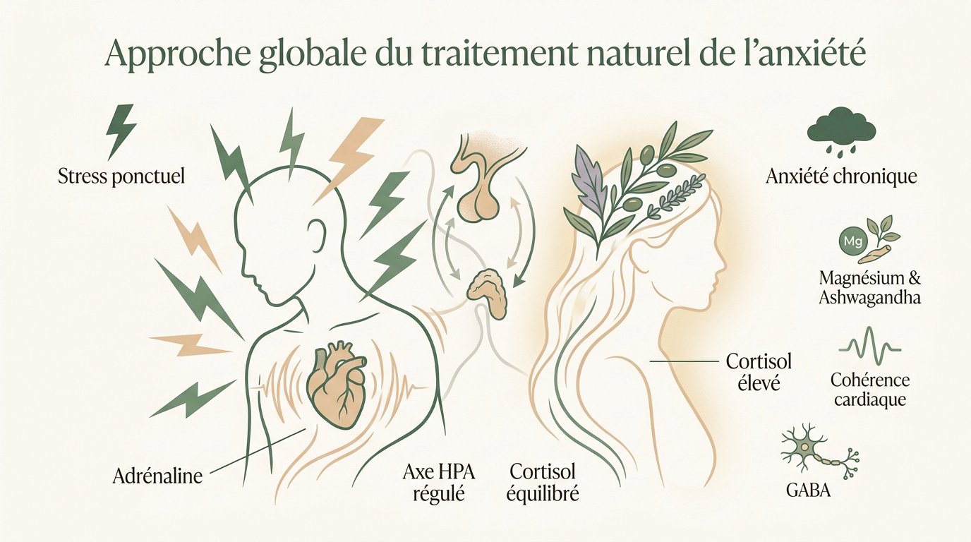 Plantes médicinales et huiles essentielles pour apaiser l'anxiété naturellement