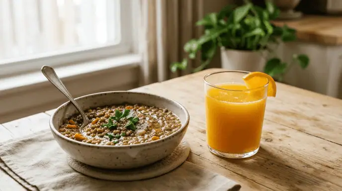 association vitamine C et fer non héminique pour optimiser absorption intestinale