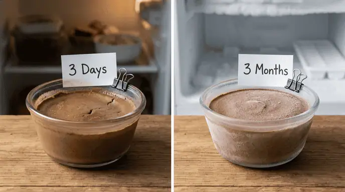 conserver mousse au chocolat réfrigérateur ou congélateur alternatives