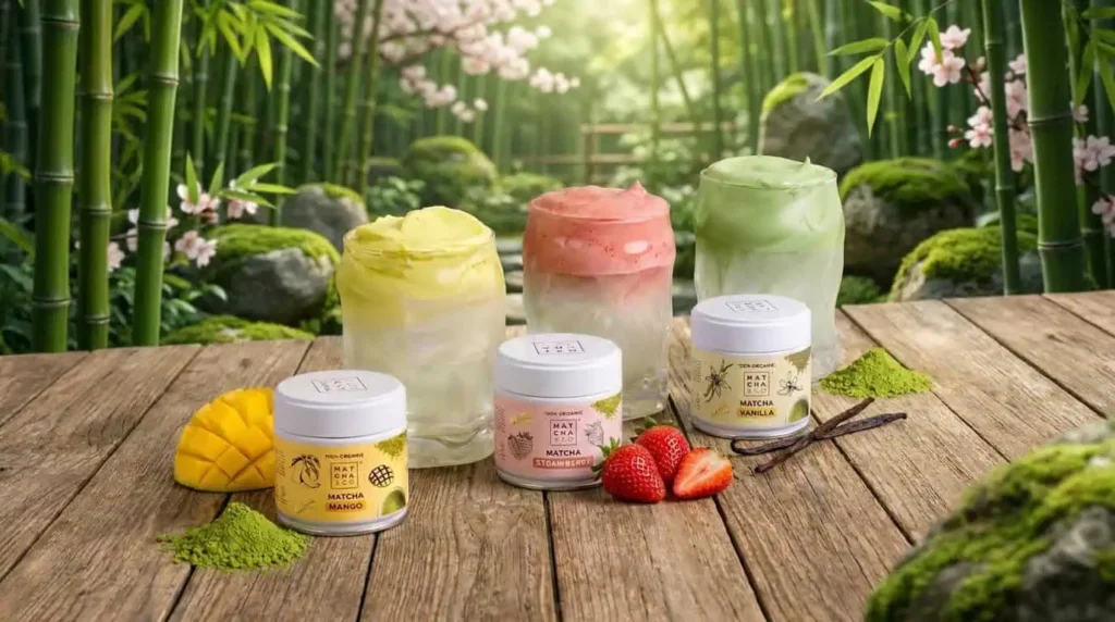Les 3 parfums de thé matcha de chez Matcha and co