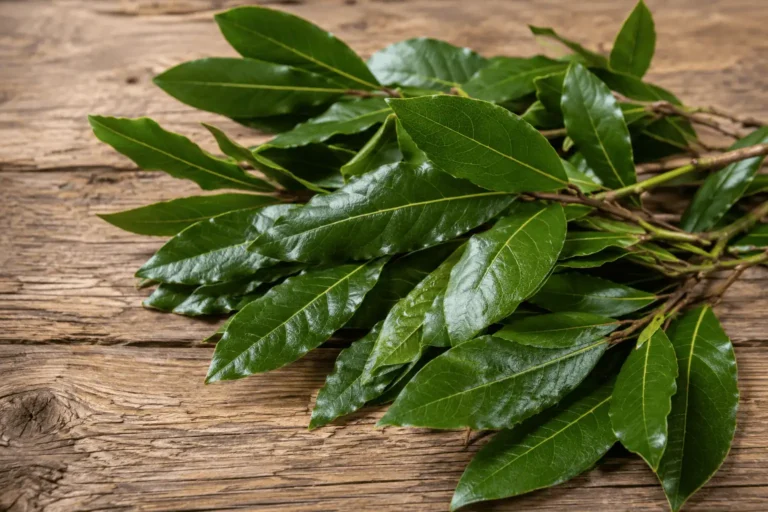 bienfaits de la feuille de laurier sauce Laurus nobilis branches fraîches