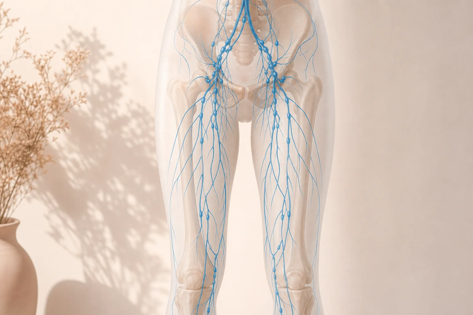 Comprendre la circulation lymphatique Schéma du trajet du système lymphatique dans le corps