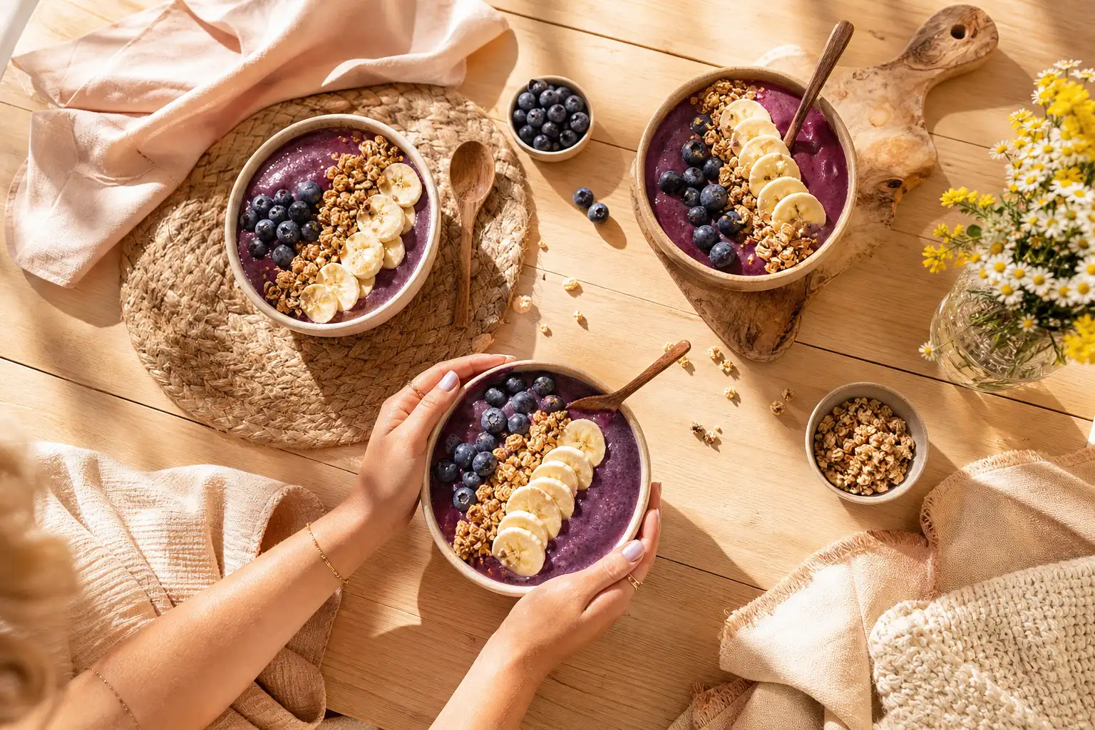 Açaï bowl garni pour consommer la baie d'acai au quotidien
