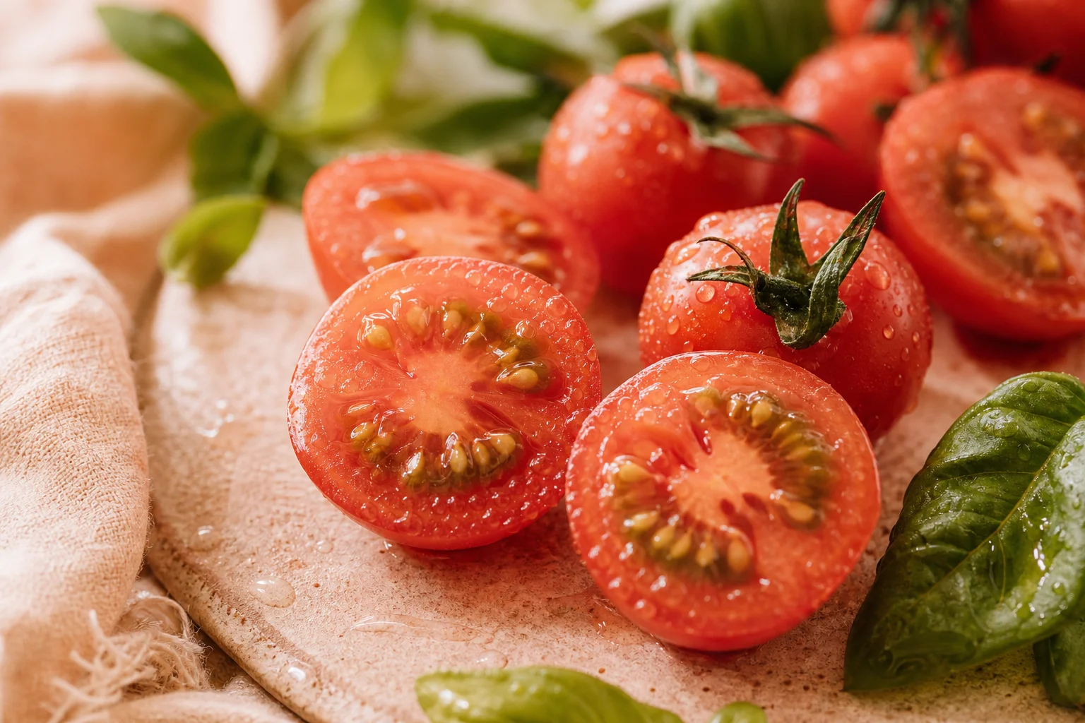 Bienfaits santé de la tomate cerise Bienfaits santé liés aux calories dans les tomates cerises