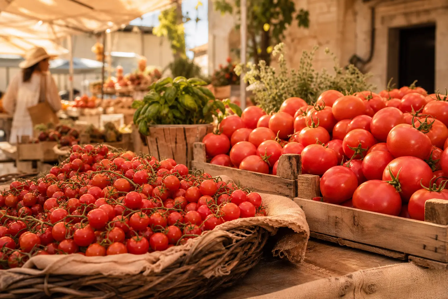 Tomate cerise ou tomate classique : quelle différence calorique Comparaison des calories dans les tomates cerises et tomates classiques
